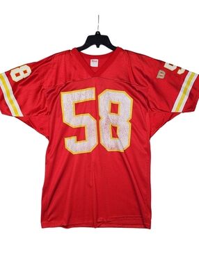 Vintage Wilson Kansas City Chiefs Jersey L Derrick Thomas 90s USA Made (Read)